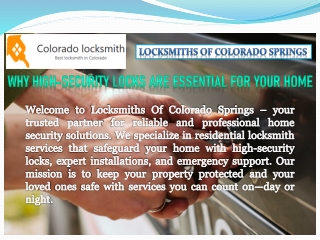 Why High-Security Locks Are Essential for Your Home