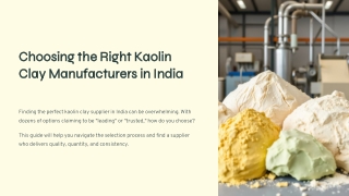 Choosing-the-Right-Kaolin-Clay-Manufacturers-in-India