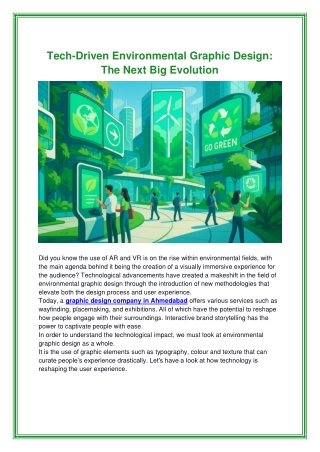 tech driven environmental graphic design the next