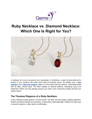 Ruby Necklace vs. Diamond Necklace_ Which One Is Right for You_