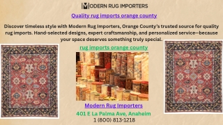 Quality rug imports orange county