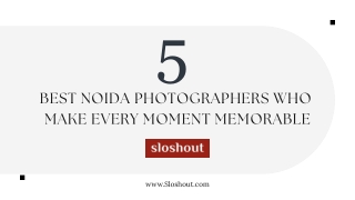 Wedding Photographers in Noida | Book via Sloshout