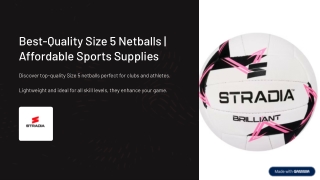 Best-Quality Size 5 Netballs| Affordable Sports Supplies| Top Sports Equipment S