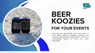 Personalized Beer Koozies for Every Occasion