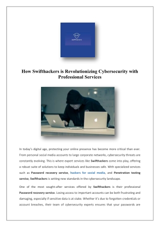 Website Hacking Service | Swifthackers