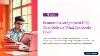 economics assignment help that delivers what