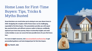 Smart Home Loan Tips for First-Time Buyers in India: Save More & Avoid Mistakes