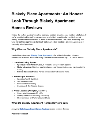 Blakely Place Apartments_ An Honest Look Through Blakely Apartment Homes Reviews