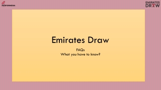 Emirates Draw PPT 66