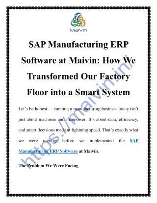 Sap Service Provider Companies In Delhi NCR