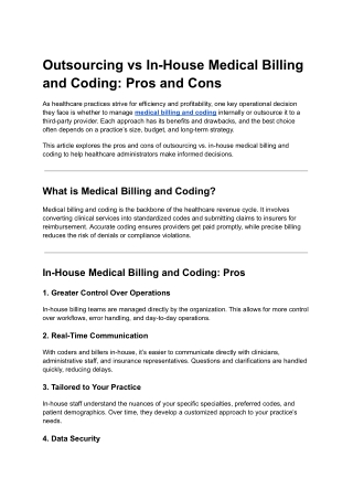 Outsourcing vs In-House Medical Billing and Coding_ Pros and Cons
