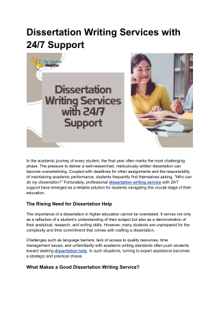 Dissertation Writing Services with 24_7 Support