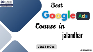 best google ads course in jalandhar