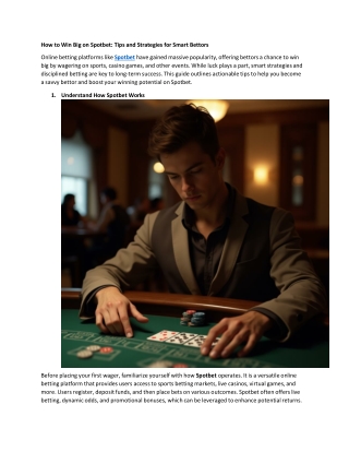 Spot Bet: Is It Skill or Luck?