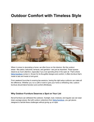 Secondhand Cafe Furniture: A Smart Move?