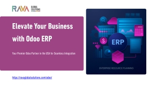 Accelerate Your Business with RAVA: Premier Odoo Partner USA