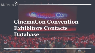 cinemacon convention exhibitors contacts database