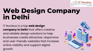 Web Design Company in Delhi