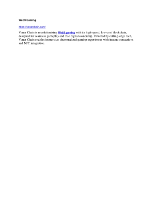 Web3 Gaming