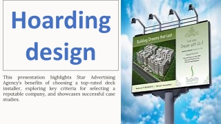 hoarding design