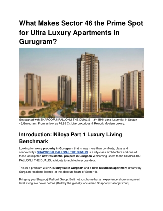 Gurgaon property investment