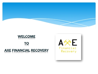 Local Financial Advisor Near Me | Axe Financial Recovery