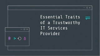 Choosing the Right IT Services Company: What to Look For
