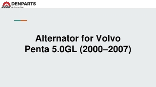 alternator for volvo penta 5 0gl 2000 2007