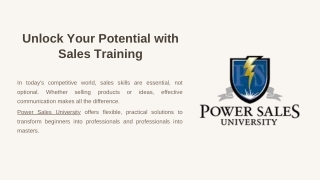 How Power Sales University Builds Confidence in Sales Professionals