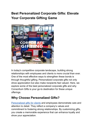 Best Personalized Corporate Gifts_ Elevate Your Corporate Gifting Game