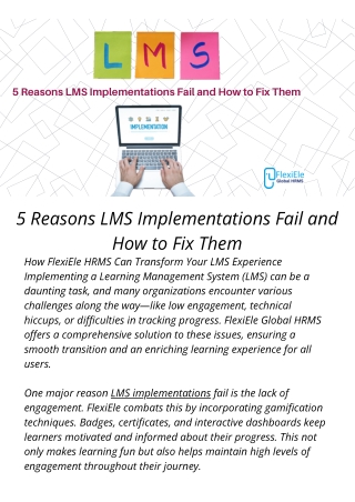 5 Reasons LMS Implementations Fail and How to Fix Them