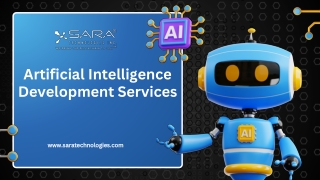 Artificial Intelligence Development Services for Smart Businesses Solutions