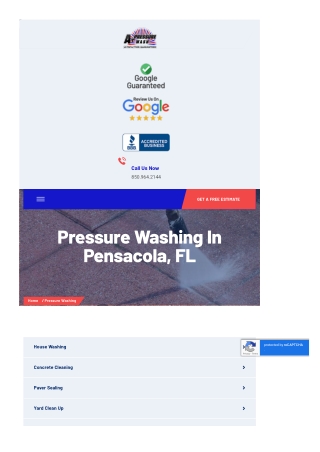 Pressure Washing Pensacola