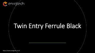 Buy Vogt-470408D Twin Entry Ferrule Black | Reliable Wire Termination | Availabl