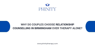Why Do Couples Choose Relationship Counselling in Birmingham Over Therapy Alone