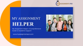 my assignment