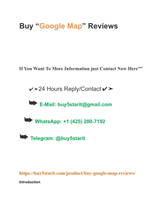 The Best Place To Buy Google Map Reviews in 2025