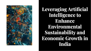 leveraglng artlficlal intelllgence to enhance