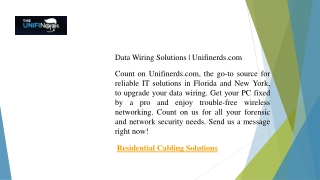 data wiring solutions unifinerds com