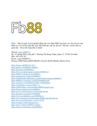 fb88 nh c i qu c t tr i nghi