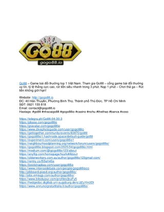 go88 game b i i th ng top 1 vi t nam tham