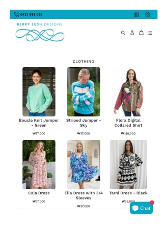 Buy Trending Ladies Clothing Sydney - Berry Lush Designs