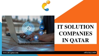 IT SOLUTION COMPANIES IN QATAR