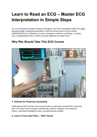 learn to read an ecg master ecg interpretation