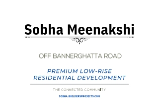Sobha Meenakshi Bangalore Brochure