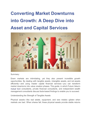 converting market downturns into growth a deep