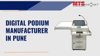 Digital Podium Manufacturer in Pune