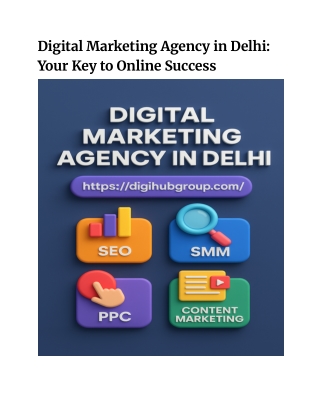 Digital Marketing Agency in Delhi_ Your Key to Online Success