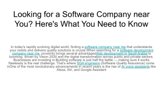 Looking for a Software Company near You_ Here's What You Need to Know
