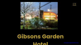 Spacious Hotel Rooms at Gibsons Garden Hotel, Canada – Comfort Redefined